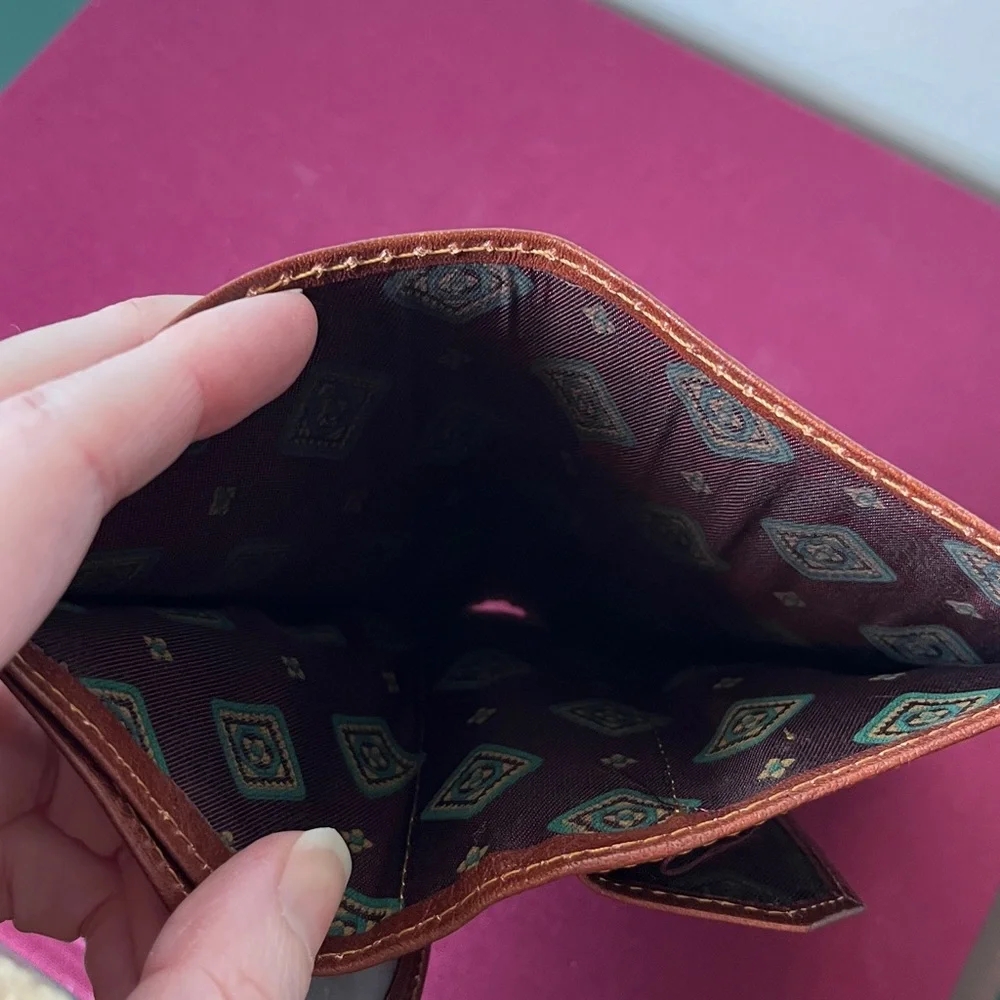 Vera Pelle Young Exclusive 3 Fold‎ Brown Genuine Leather Men's Wallet Italy